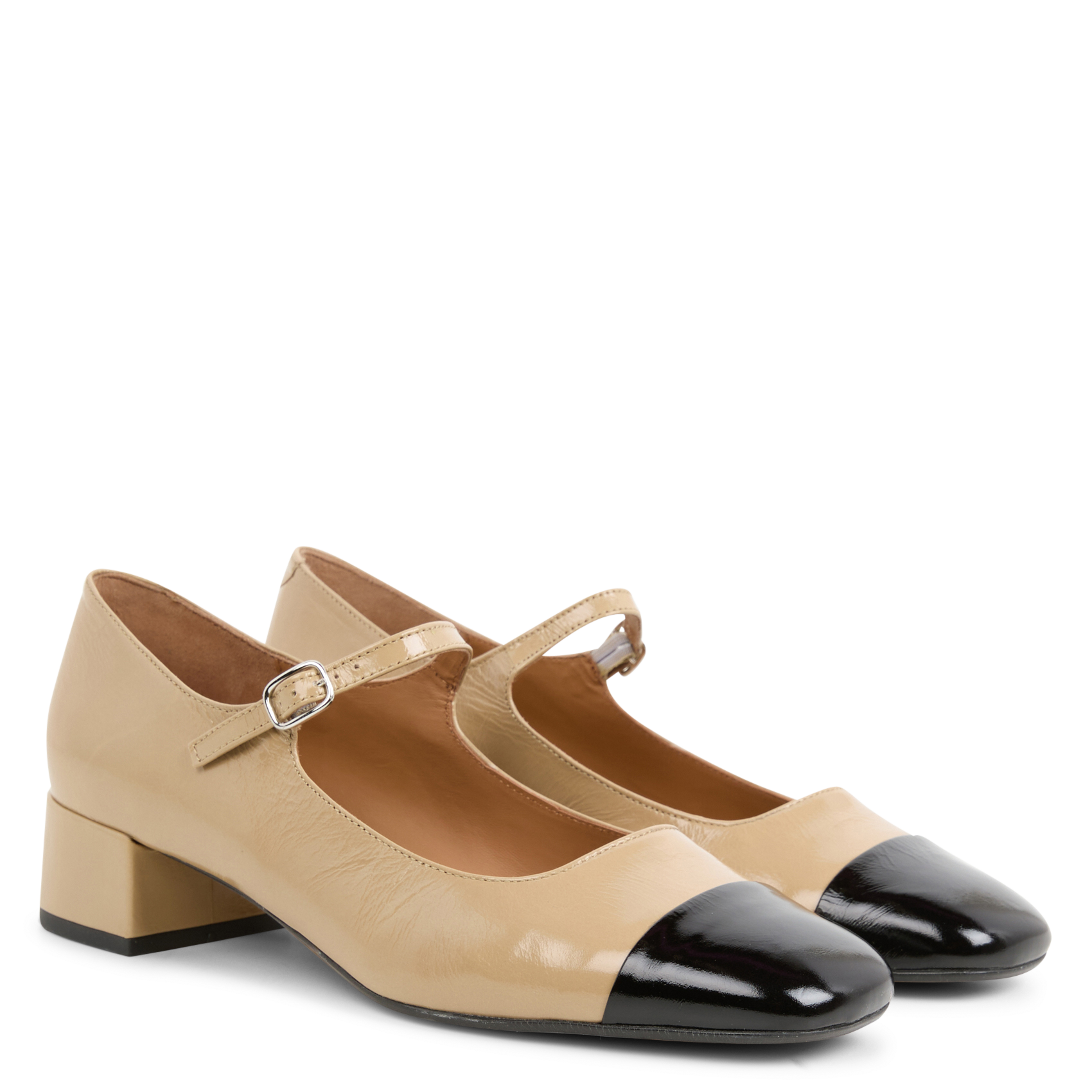 BLONDINE - Babies en cuir | Beige