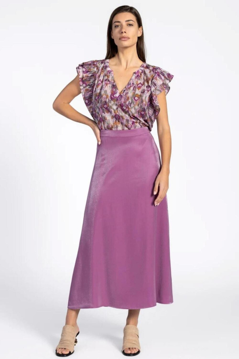Aaiko paarse dames blouse