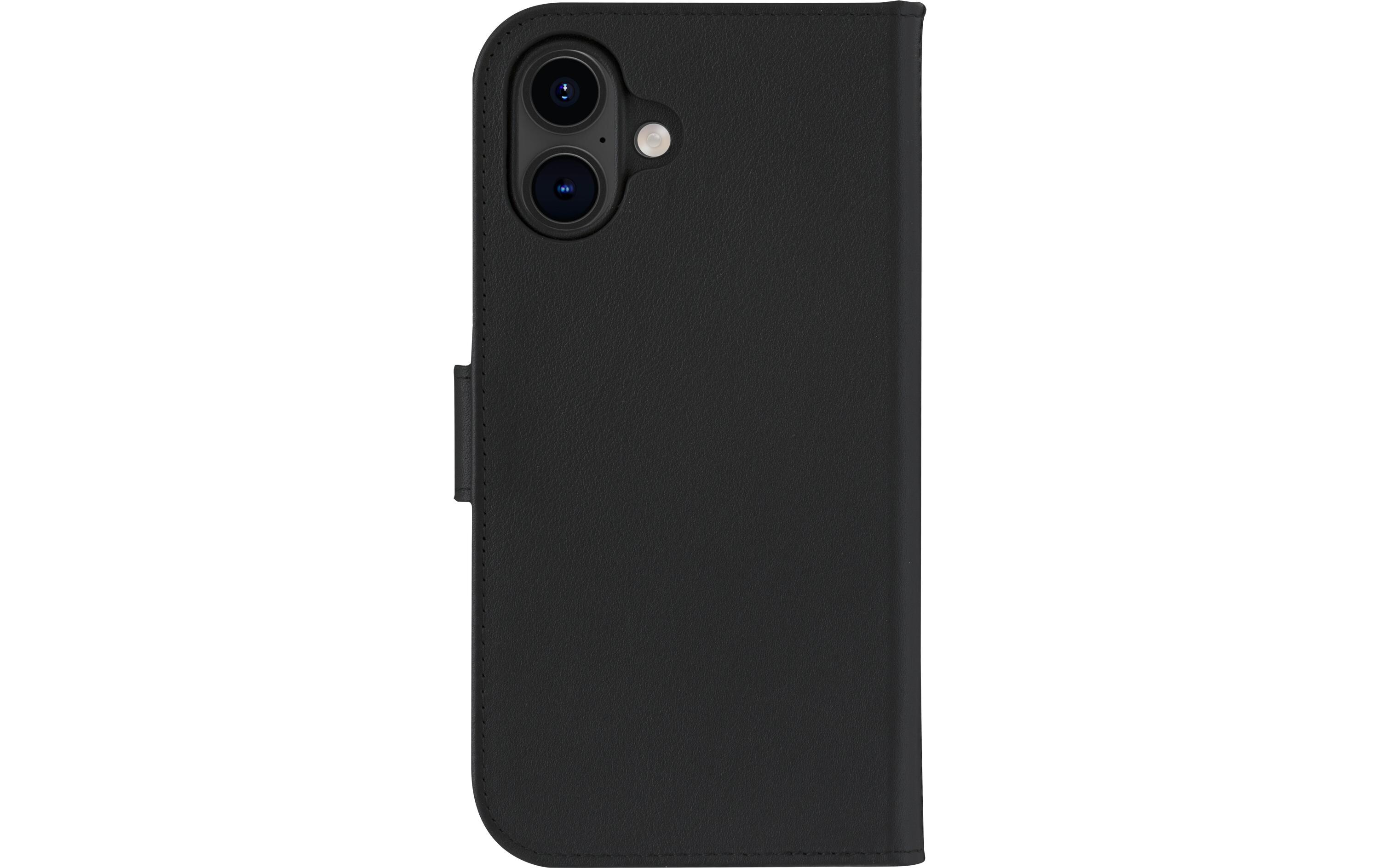 Book Cover Lynge iPhone 16 Plus SchwarzSchutzhülle für das Apple iPhone 16 Plus