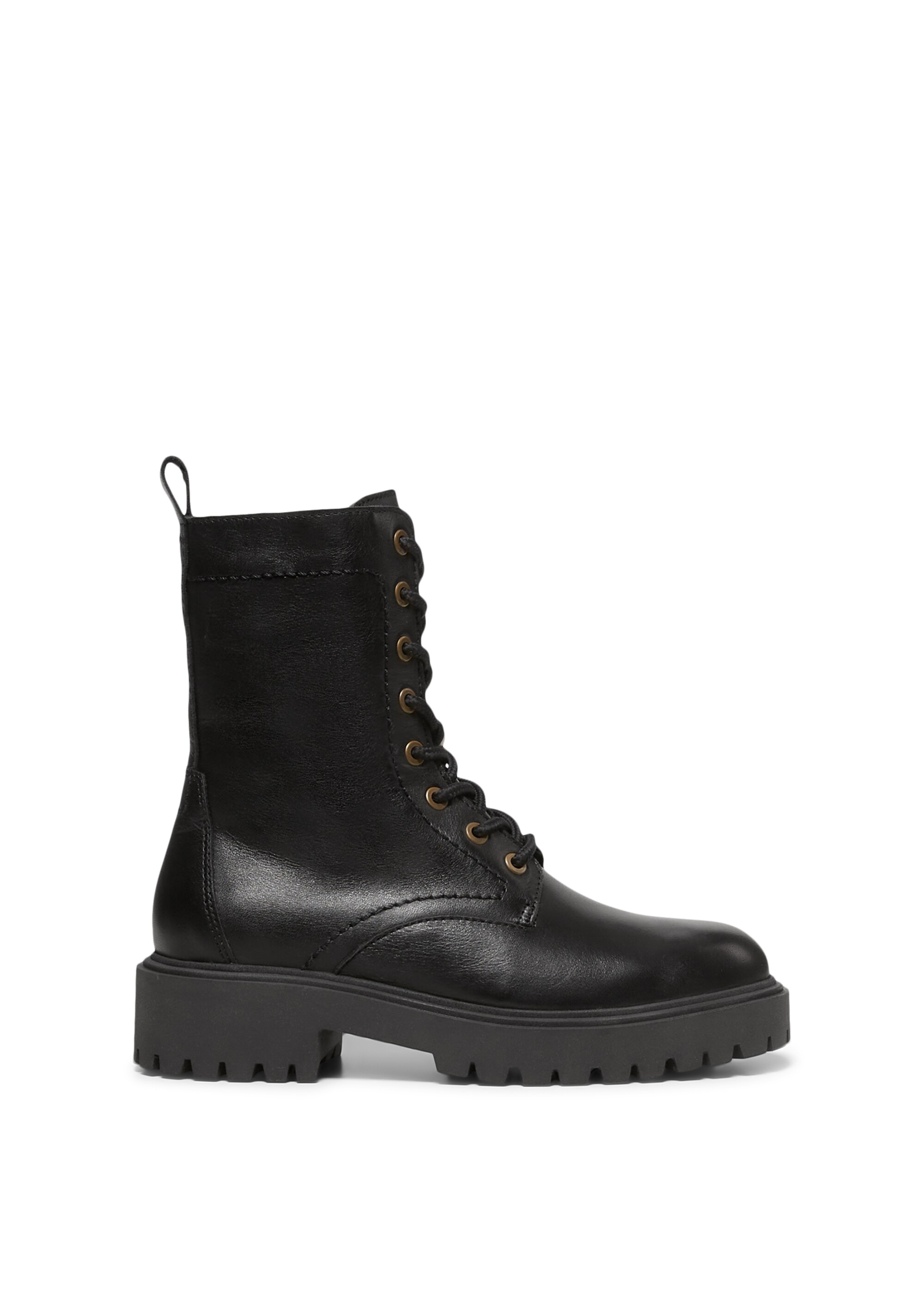 Schnürstiefel mit Innenzipper