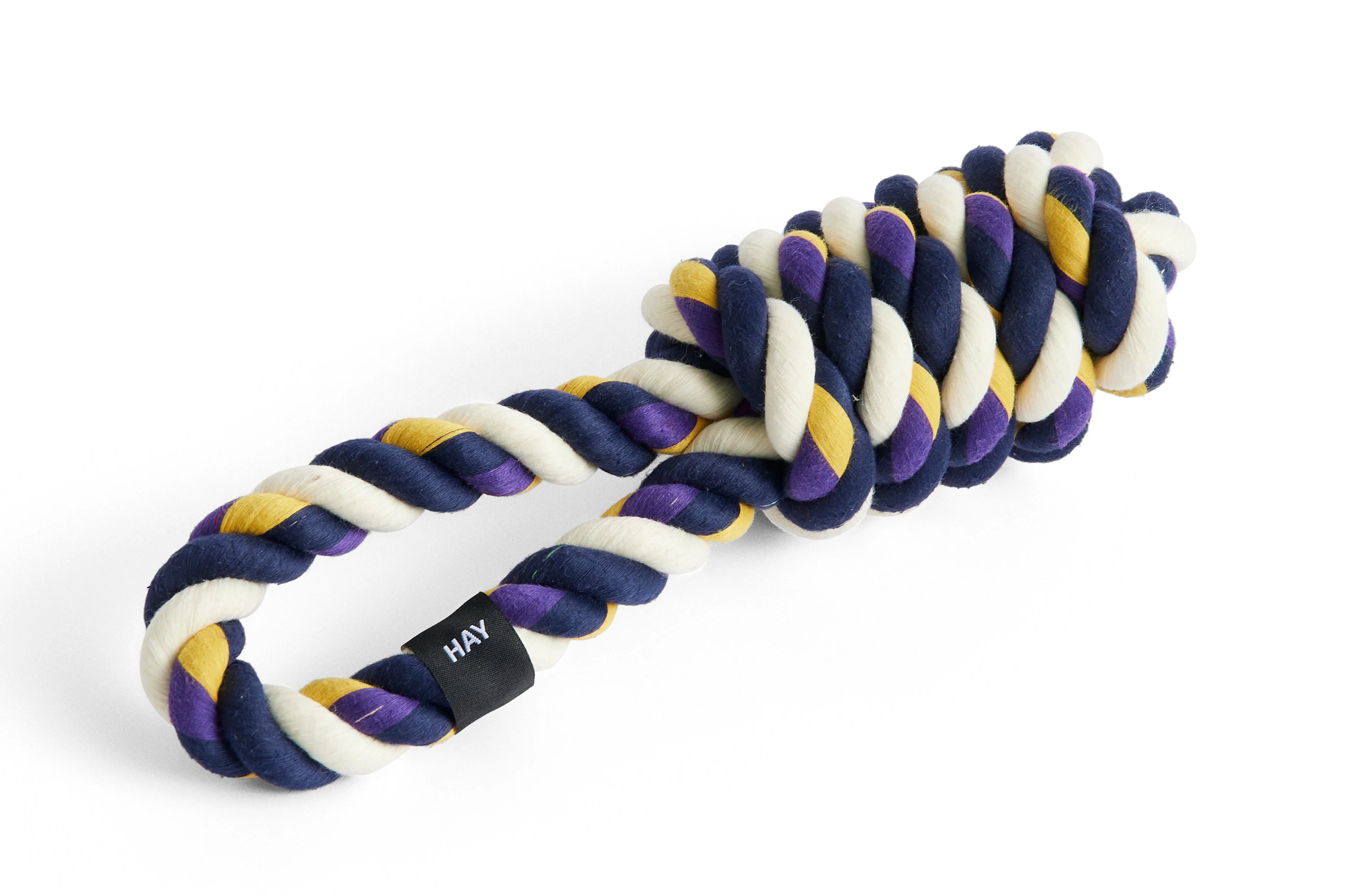 HAY  Rope hundelegetøj - Blue/purple/ochre
