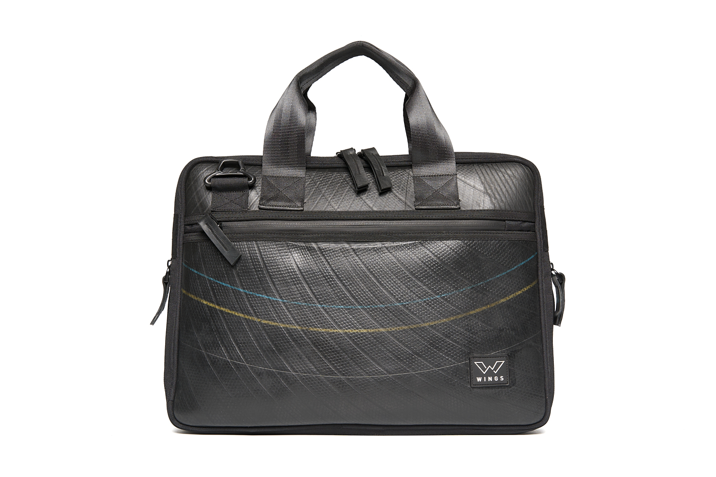 Ecowings Precious Peacock Recycled Laptop bag