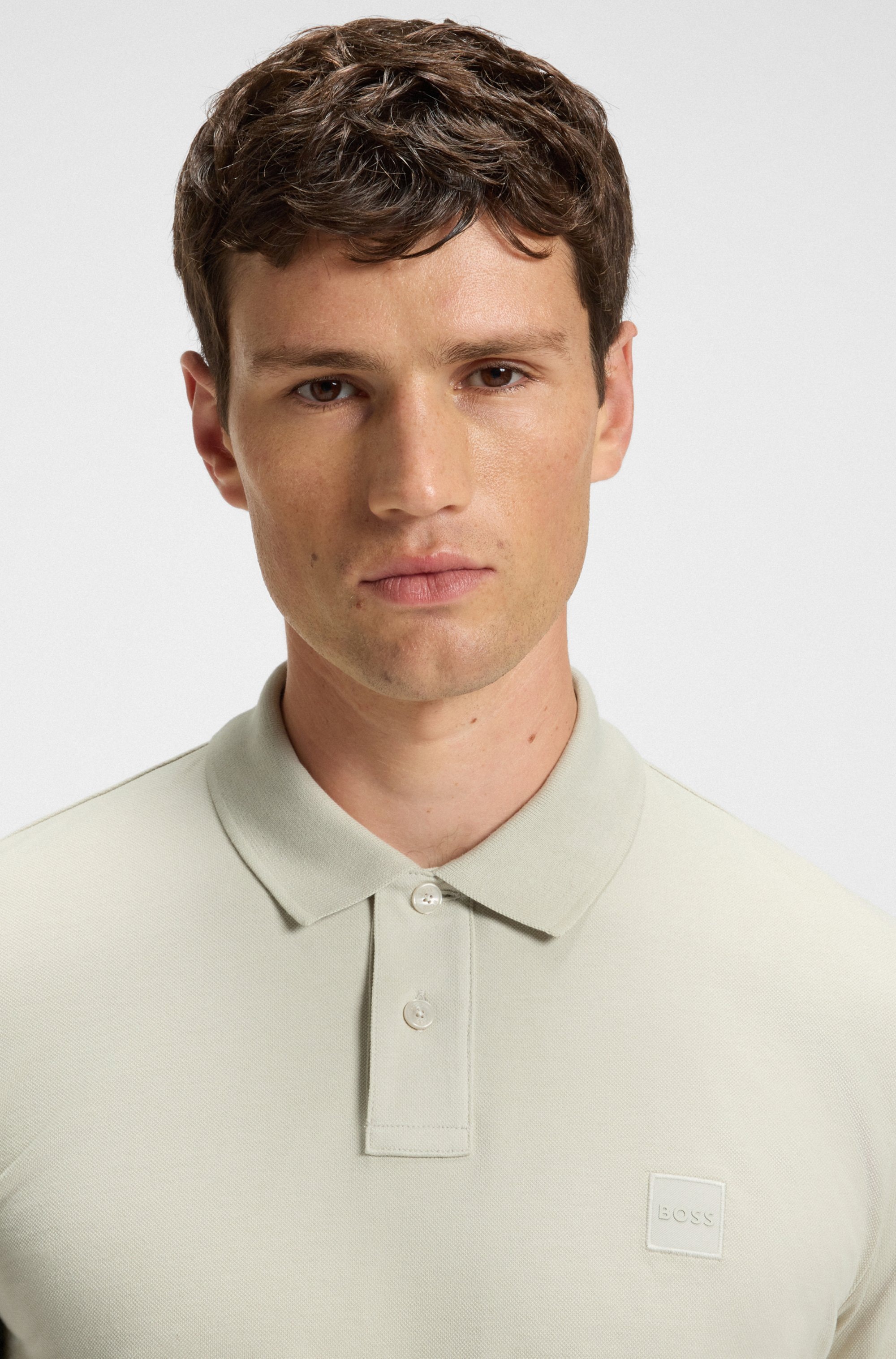 BOSS ORANGE Poloshirt »Passerby«, mit BOSS-Logobadge