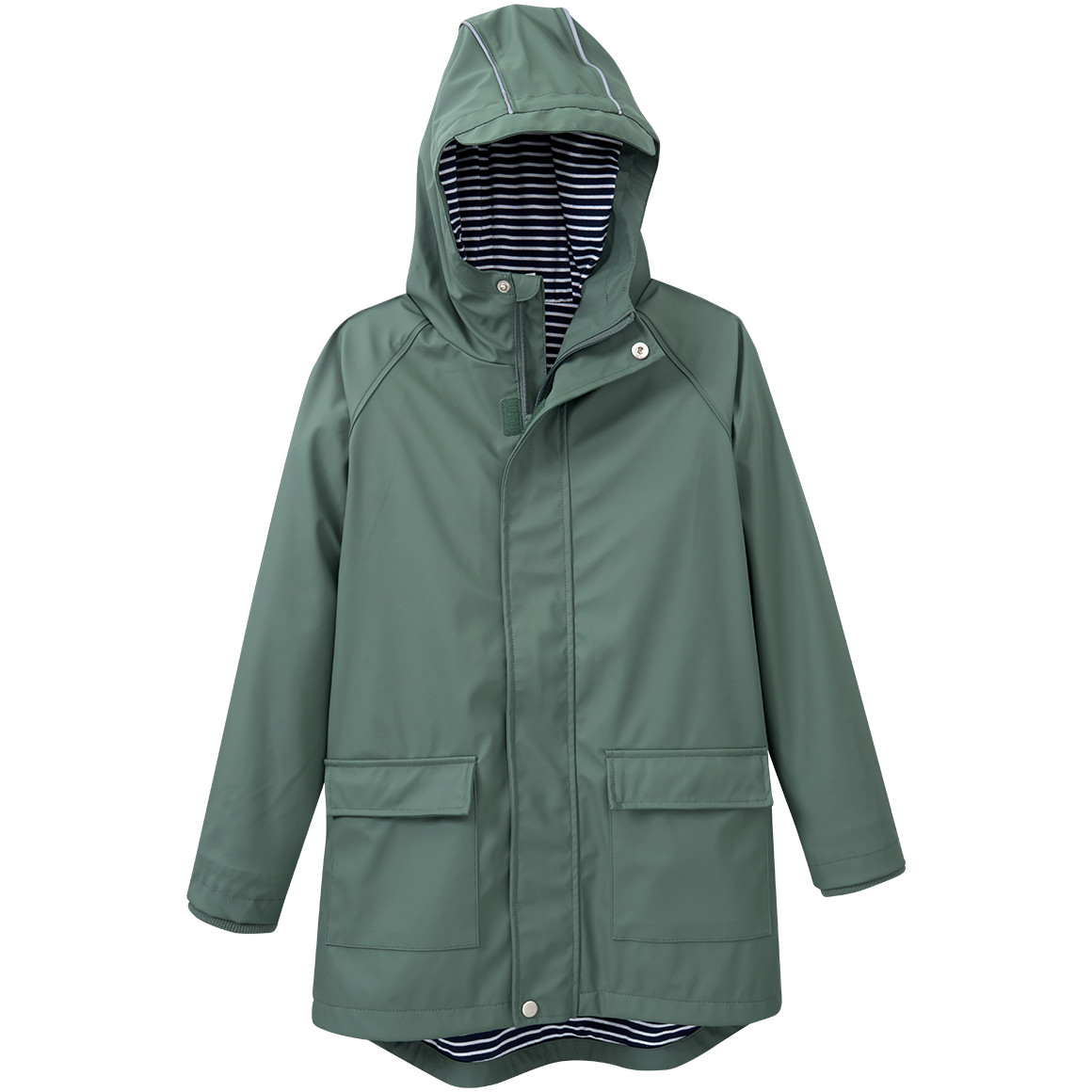 Yigga Kinder Regenjacke mit Beschichtung dunkelgrün