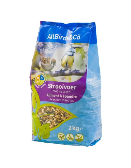 Allbirds&Co Strooivoer 2 kg - Tuinvogelvoer