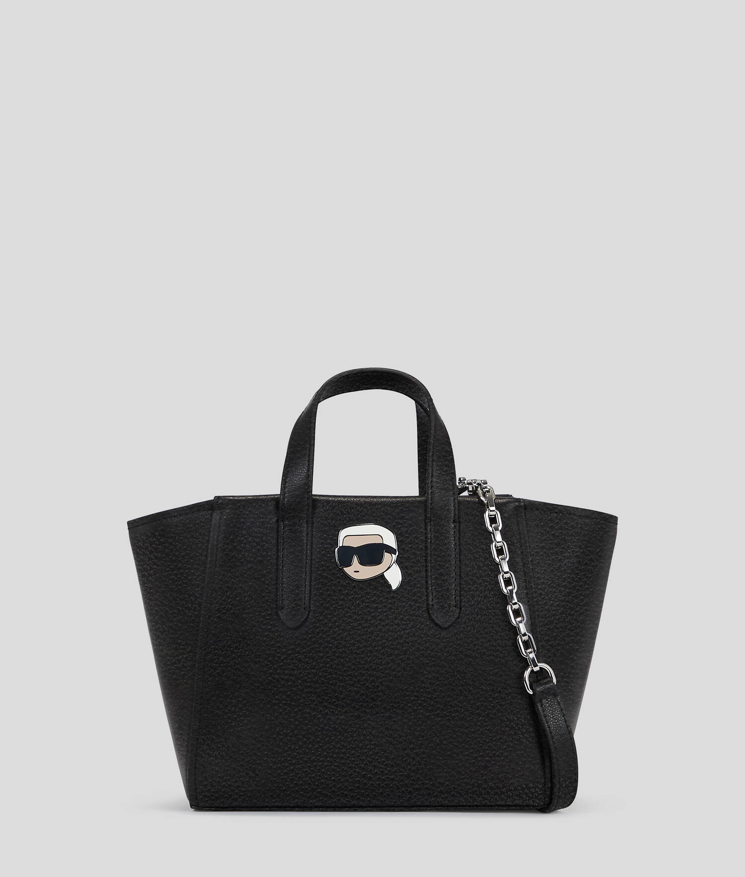 SAC CABAS IKON GRAINÉ - Noir