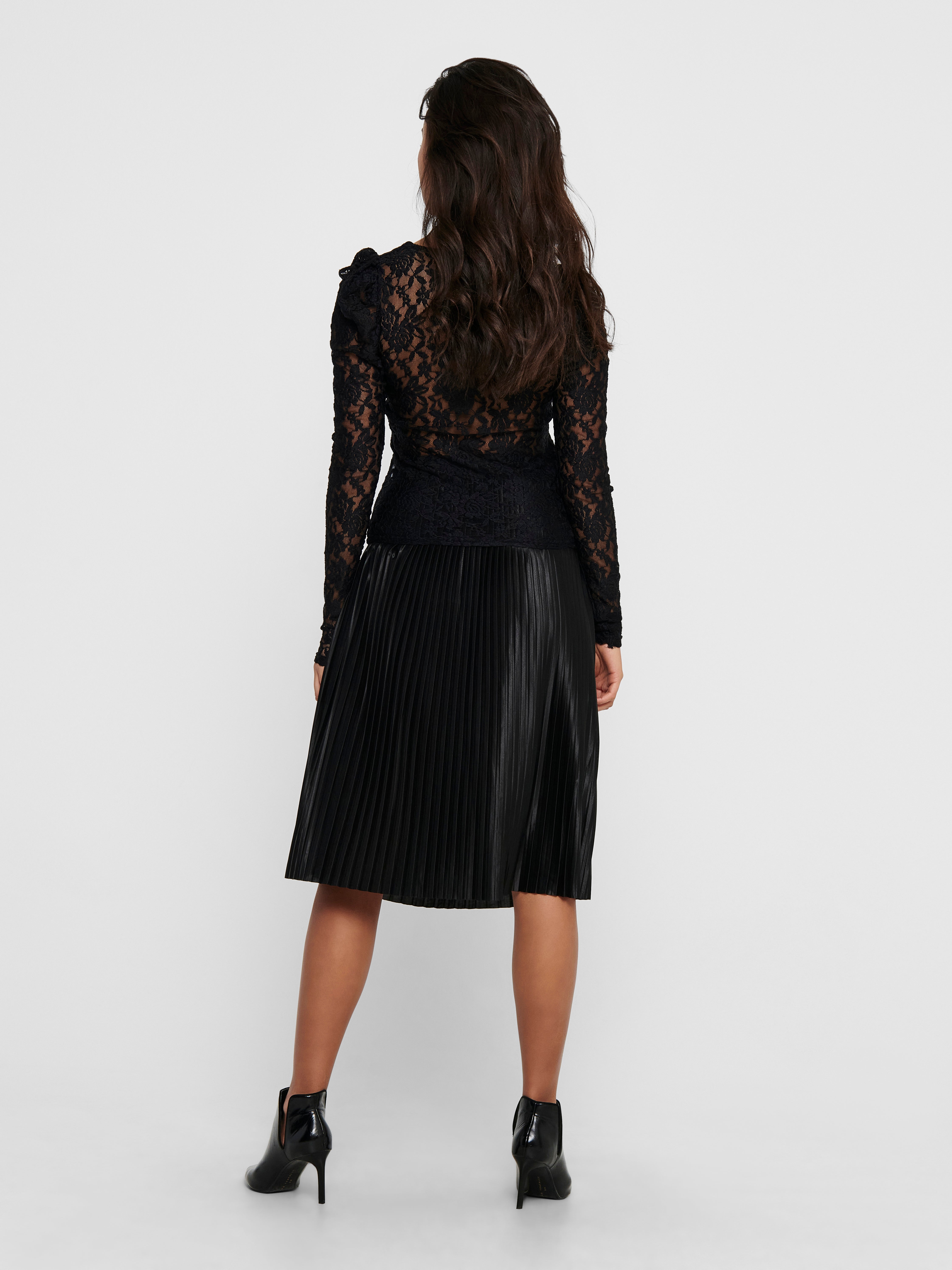 ONLPOULA Top Black