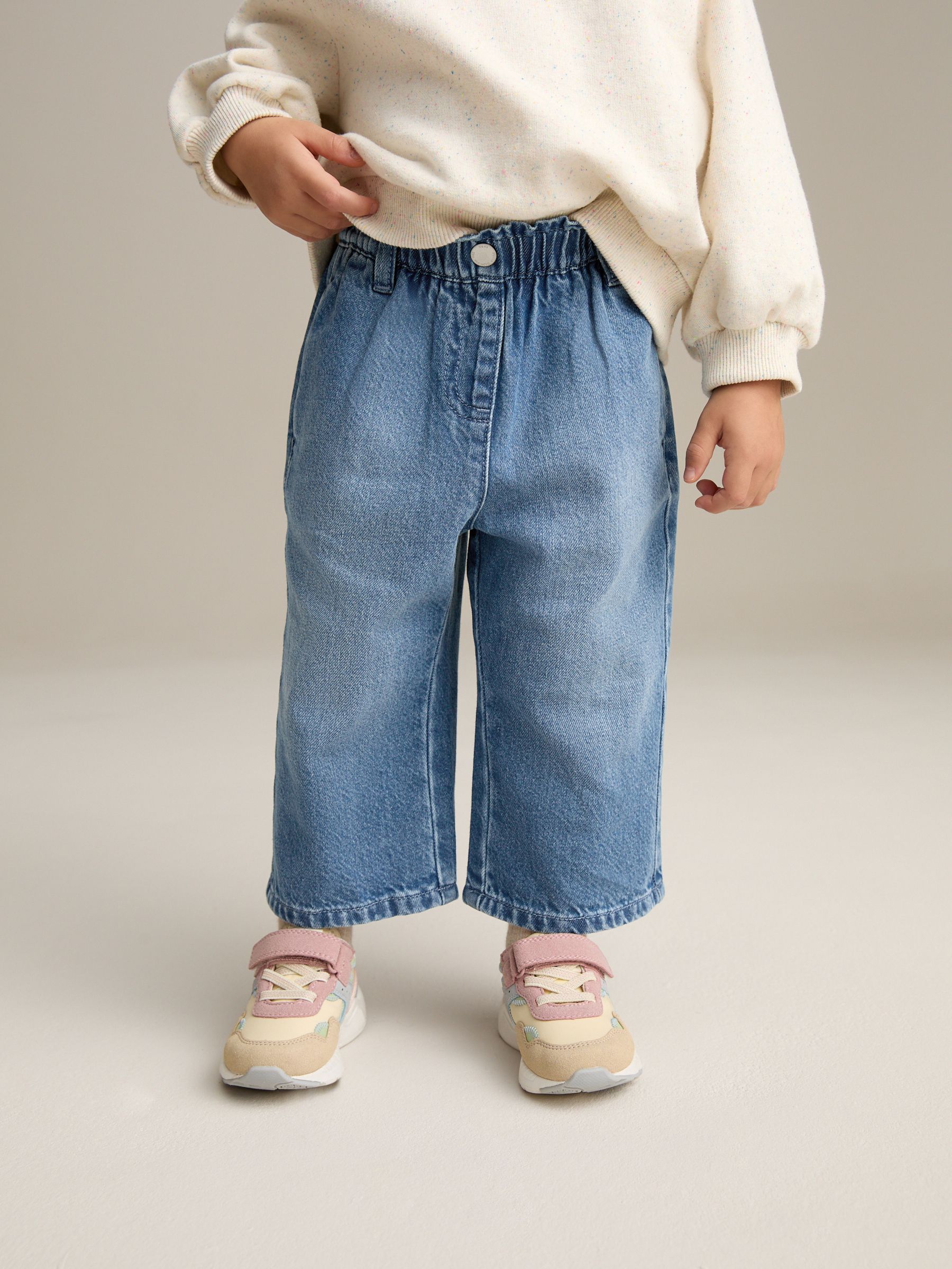 Blauwe denim - Jeans met wijde pijpen (3 mnd-7 jr)
