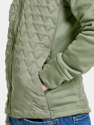 Didriksons Kapris Hybridjakke, Light Moss