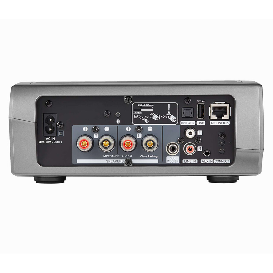 Denon HEOS Amp HS2 + Triangle Elara LN01 Chêne avec double grille