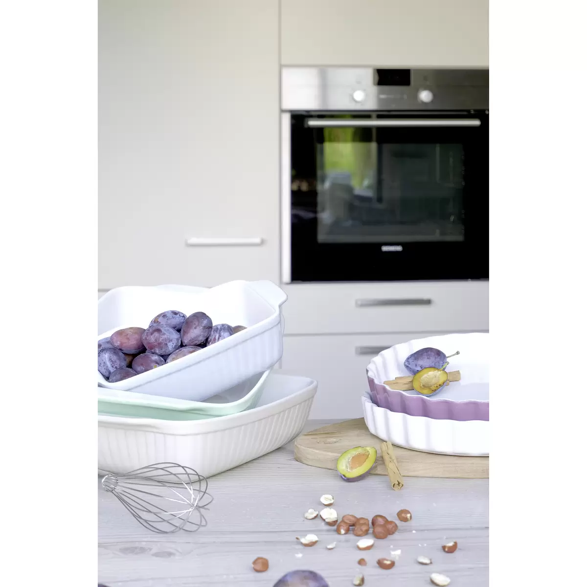 Auflaufform 2er Set KITCHEN TIME grün