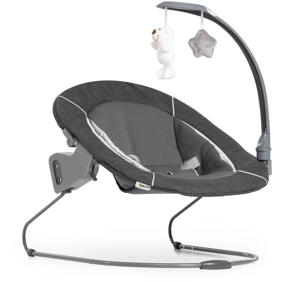 hauck Babyaufsatz Alpha Bouncer 2in1 Deluxe Melange Grey