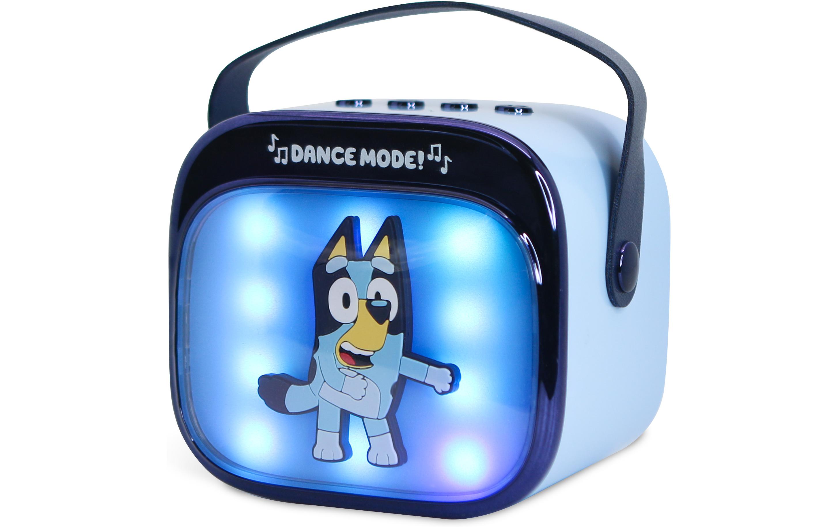 Bluey LED Wireless Karaoke Lautsprecher und MikrofonMit LED-Leuchten