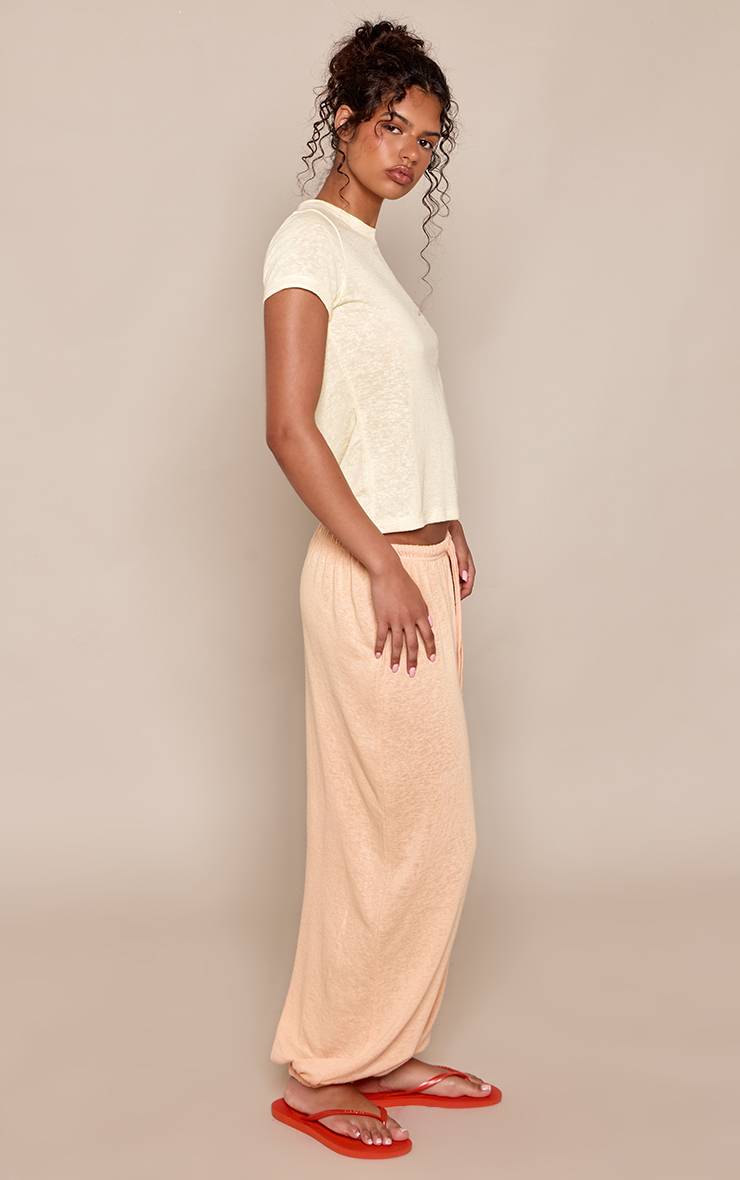 Pêche Pantalon À Bas Resserré En Jersey Slub