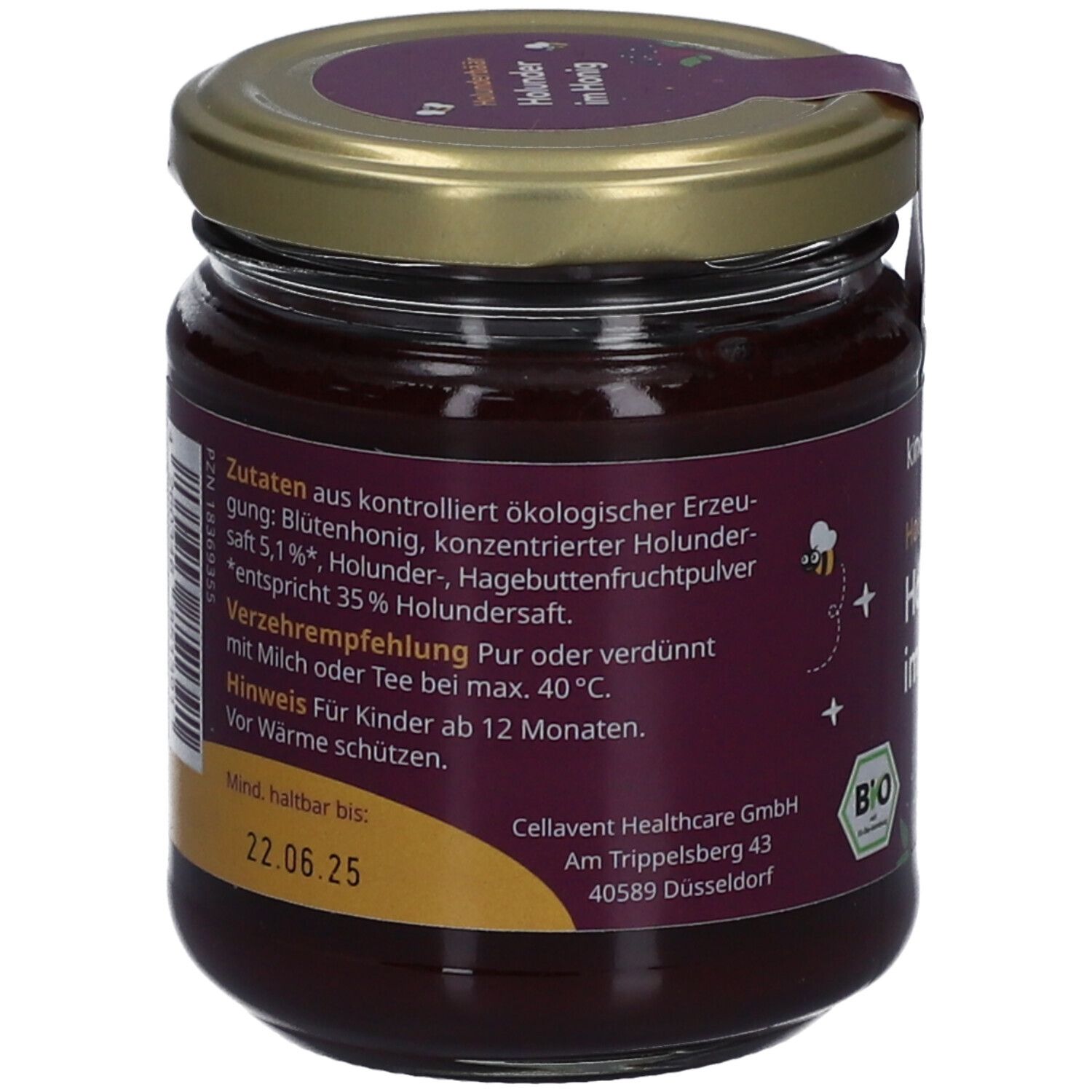 Bio-Holunder im Honig - kindgesund®