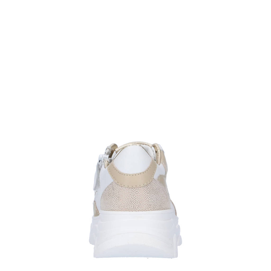 Hip suède sneakers wit/beige