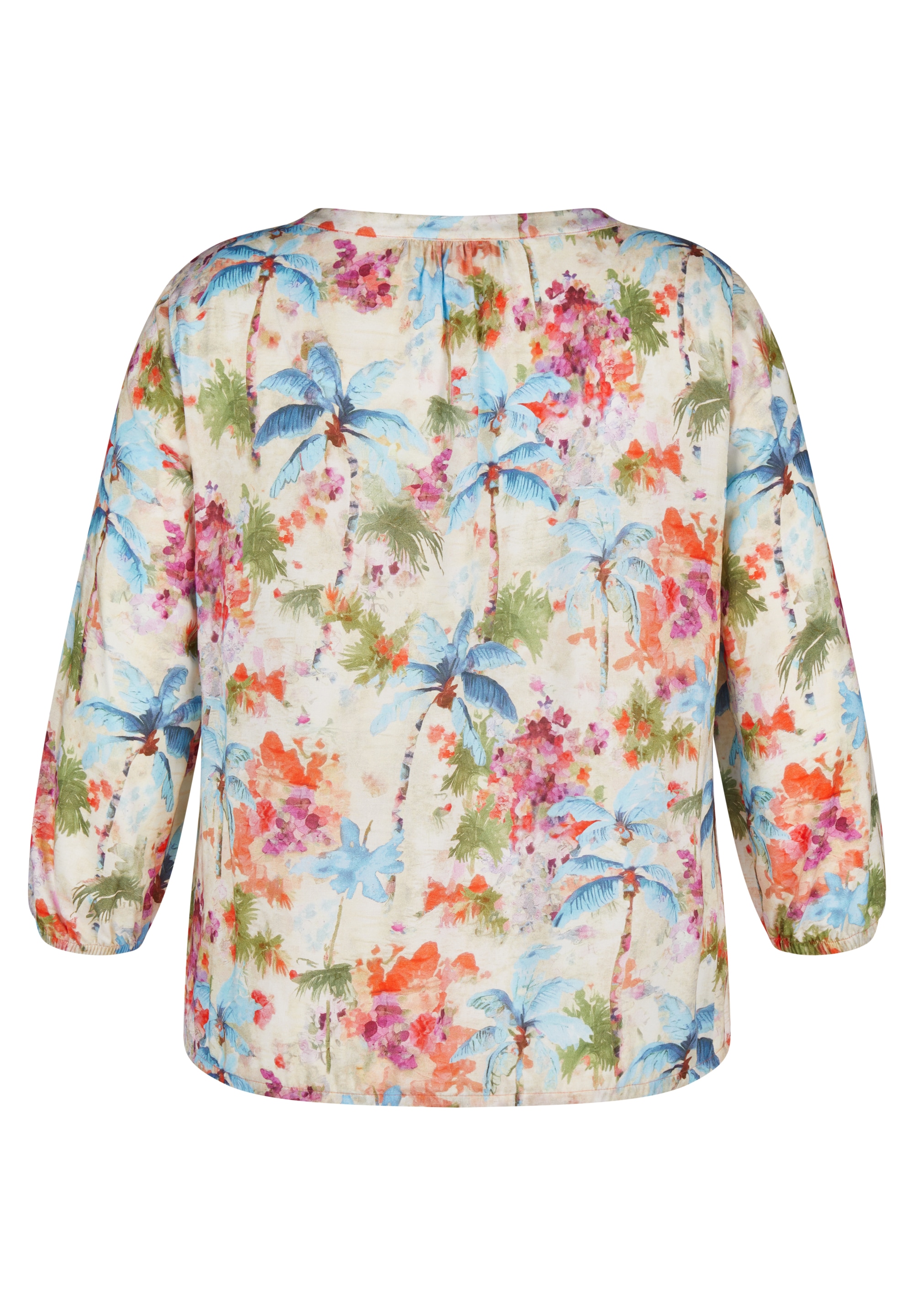 Rabe Druckbluse , im Tunika-Stil und mit floralem Muster