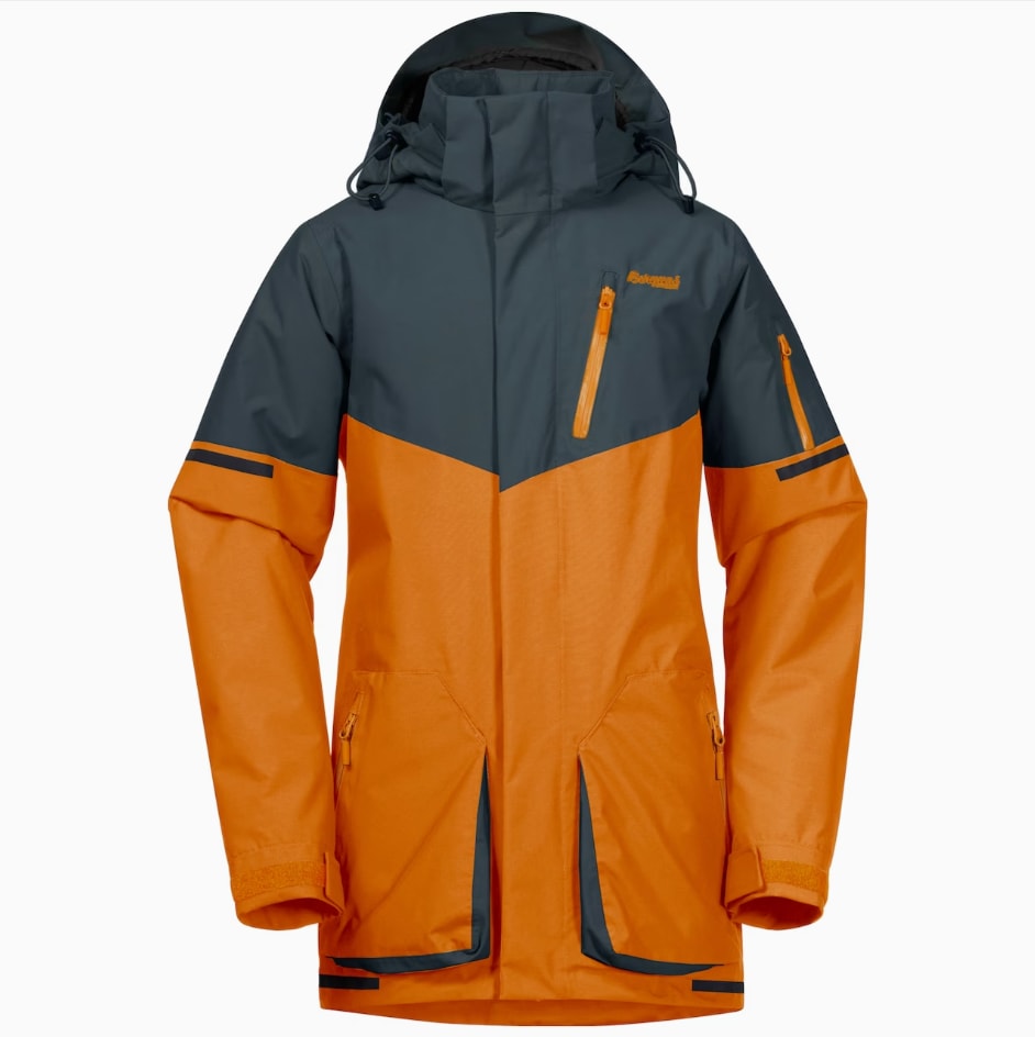Bergans Knyken Insulated Youth Jacket<br>Teknisk jakke i lang og rett modell!