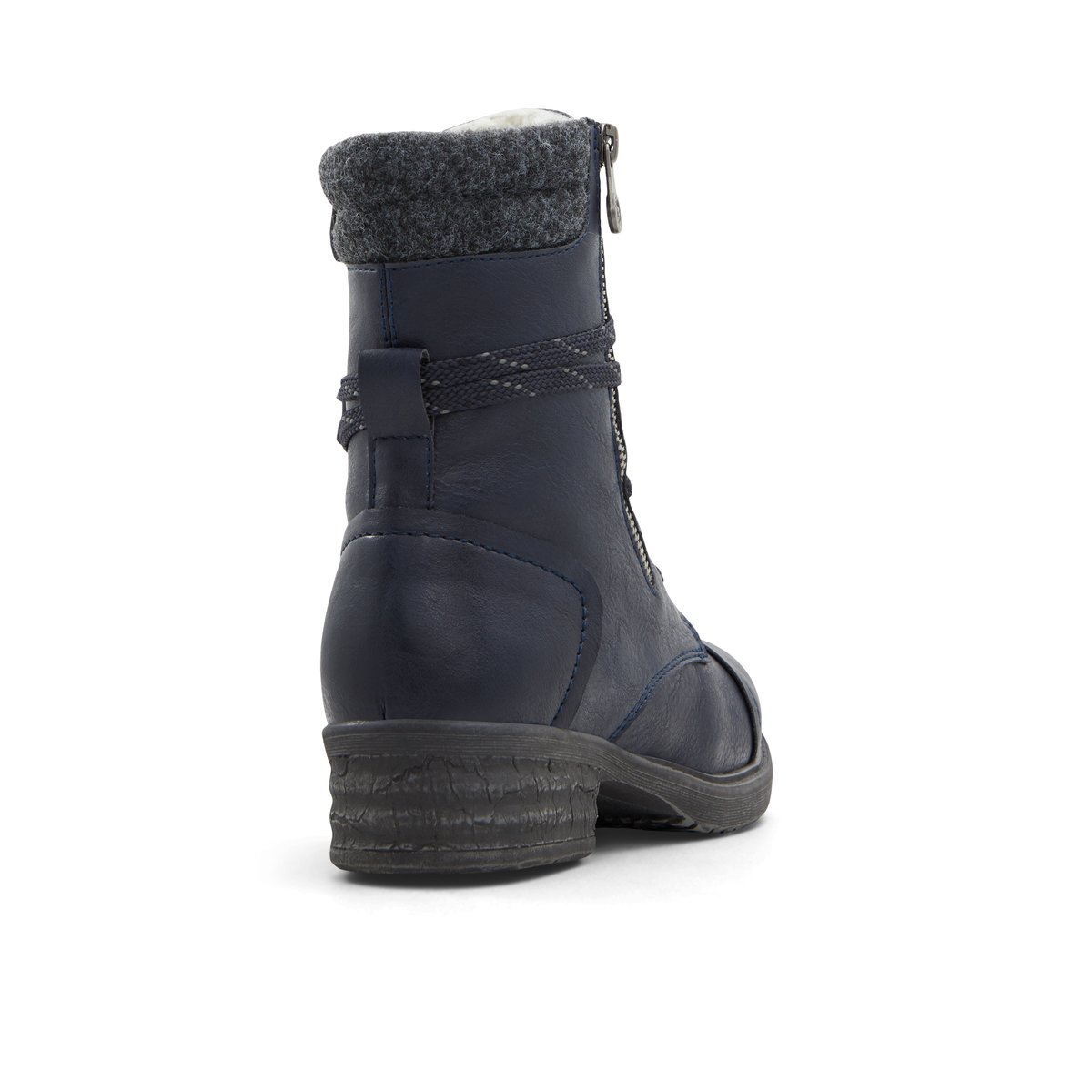 BANFF TRAIL-Cadardosa-Bottes mi-mollet - Talon plat - Marine