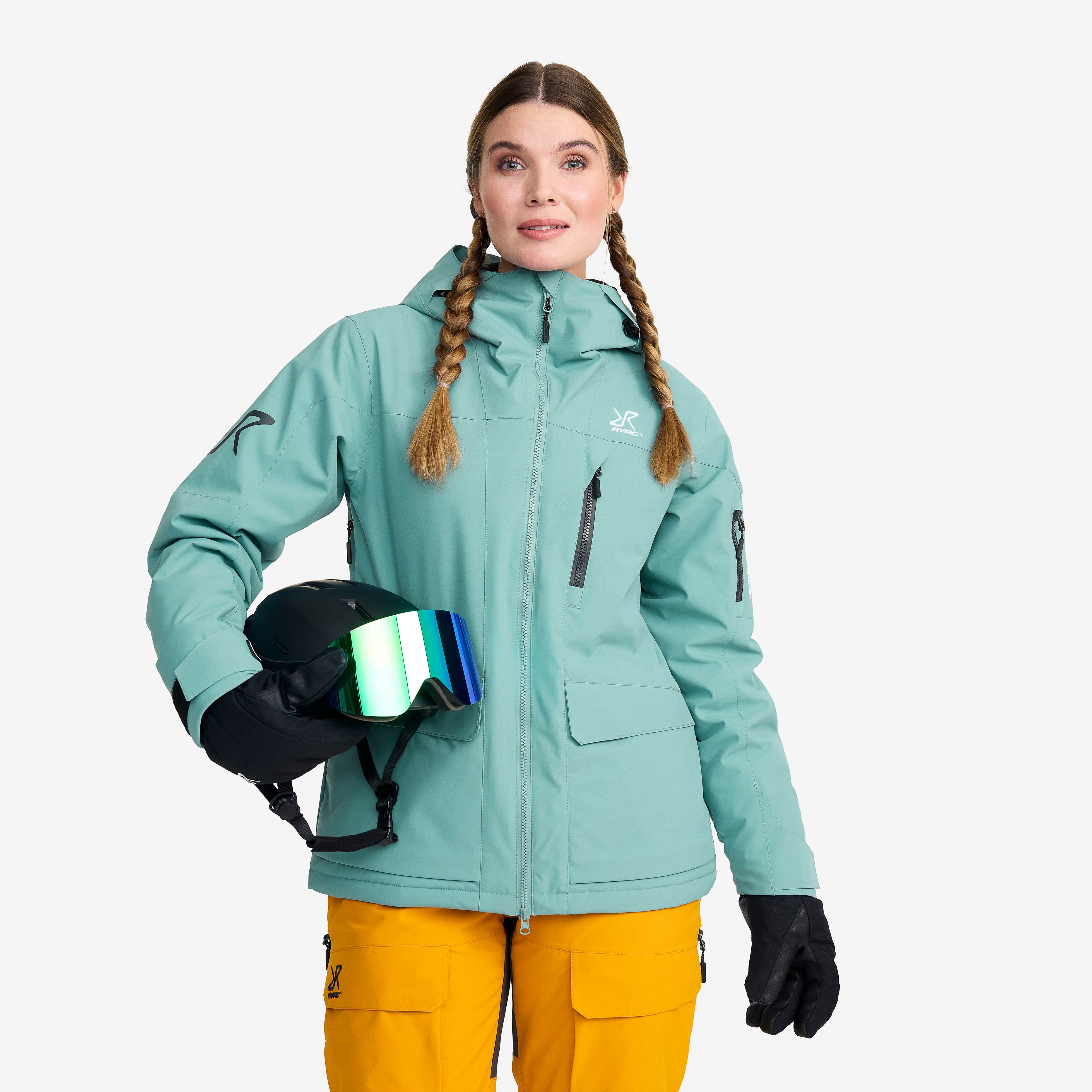 Halo 2L Insulated Ski Jacket Dame Arctic