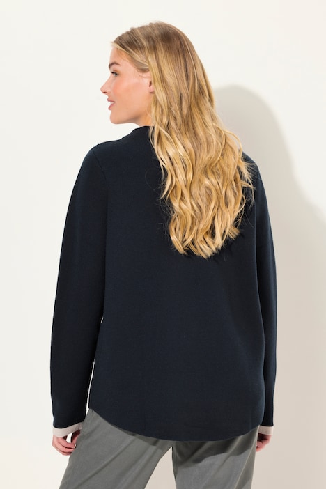 Strickpullover, Turtleneck, Langarm
