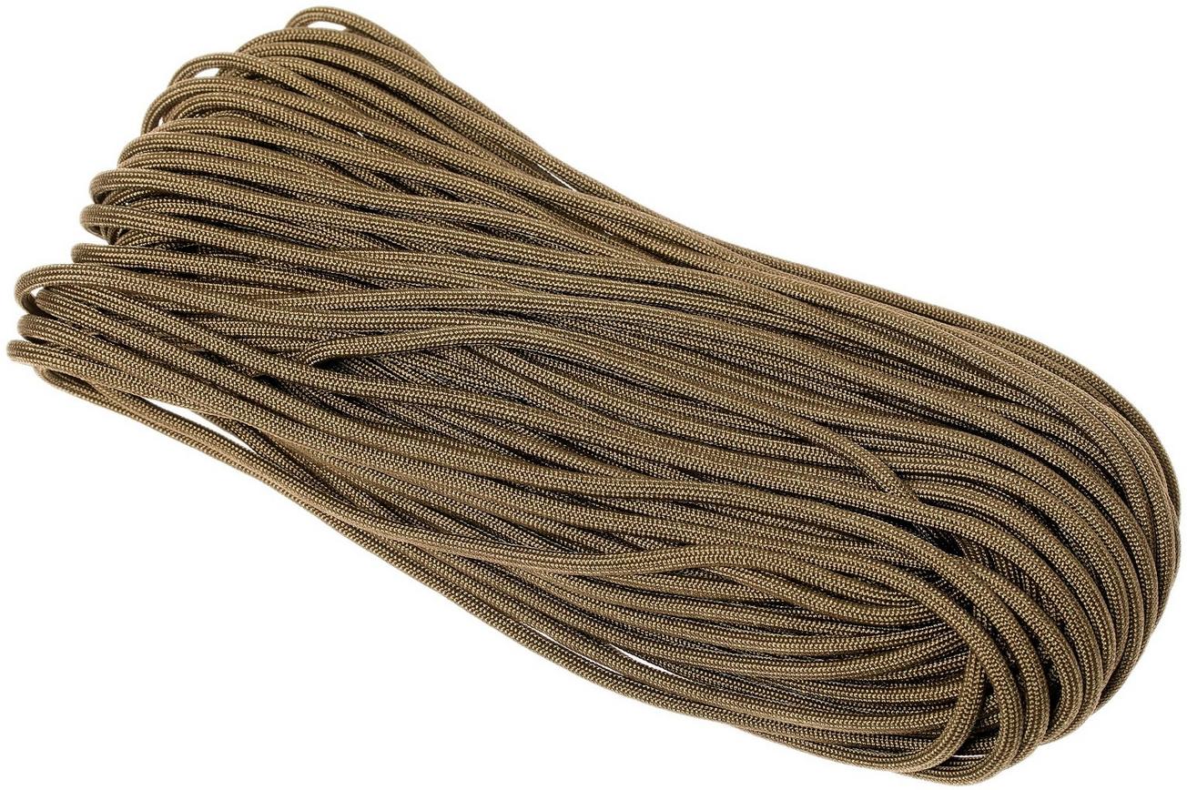 Knivesandtools 550 Paracord Type III Military Spec RG1168H, coyote, 100 ft (30,48 m)