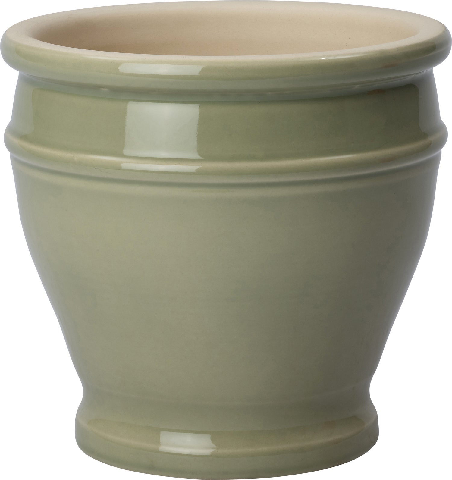 Intratuin bloempot Luc groen D 20 H 21 cm