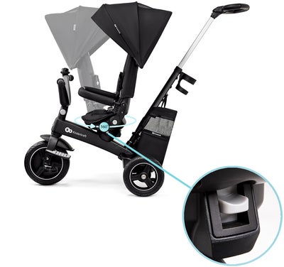 Kinderkraft EASYTWIST Trehjulssykkel, Svart