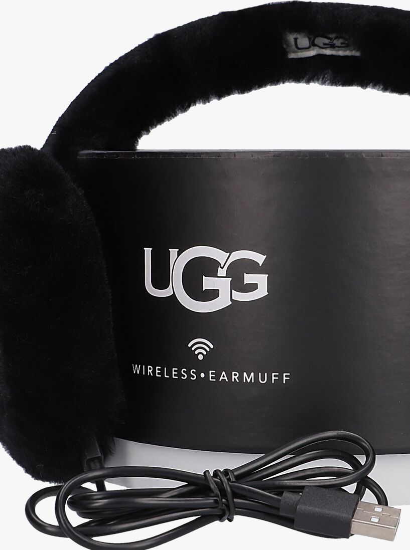 UGG zwarte ugg oorwarmer sheepskin bluetooth earmuff