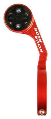 Support de compteur GPS Nova Ride Aluminium Performance pour Garmin  Wahoo  Bryton et Hammerhead Rouge