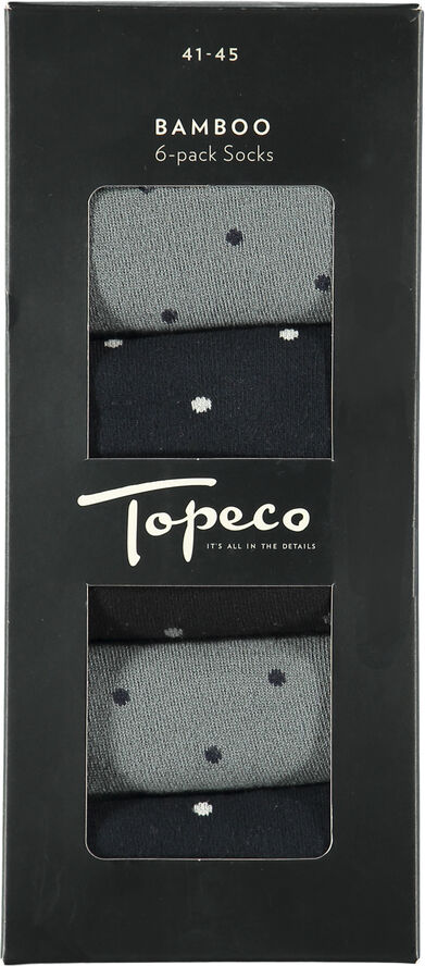 Topeco Topeco 6p bamboo socks 115 multi