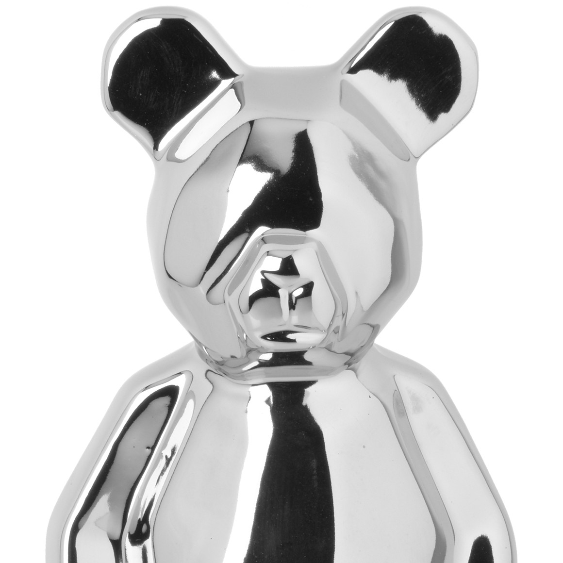 Deko-Figur Bär silber