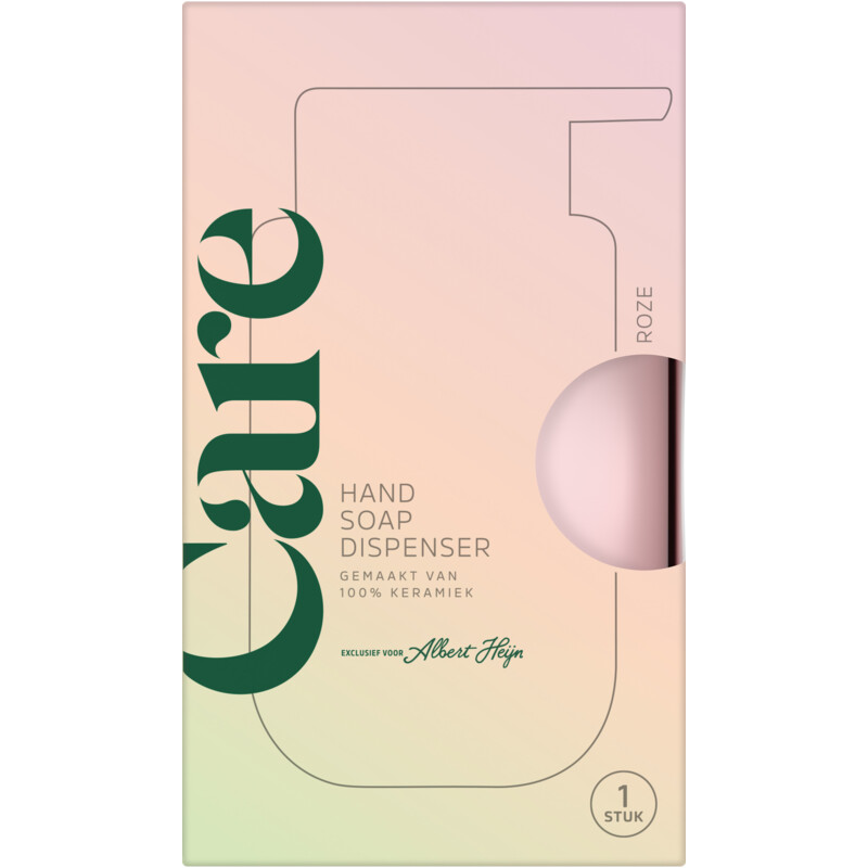 Care Hand soap dispenser roze