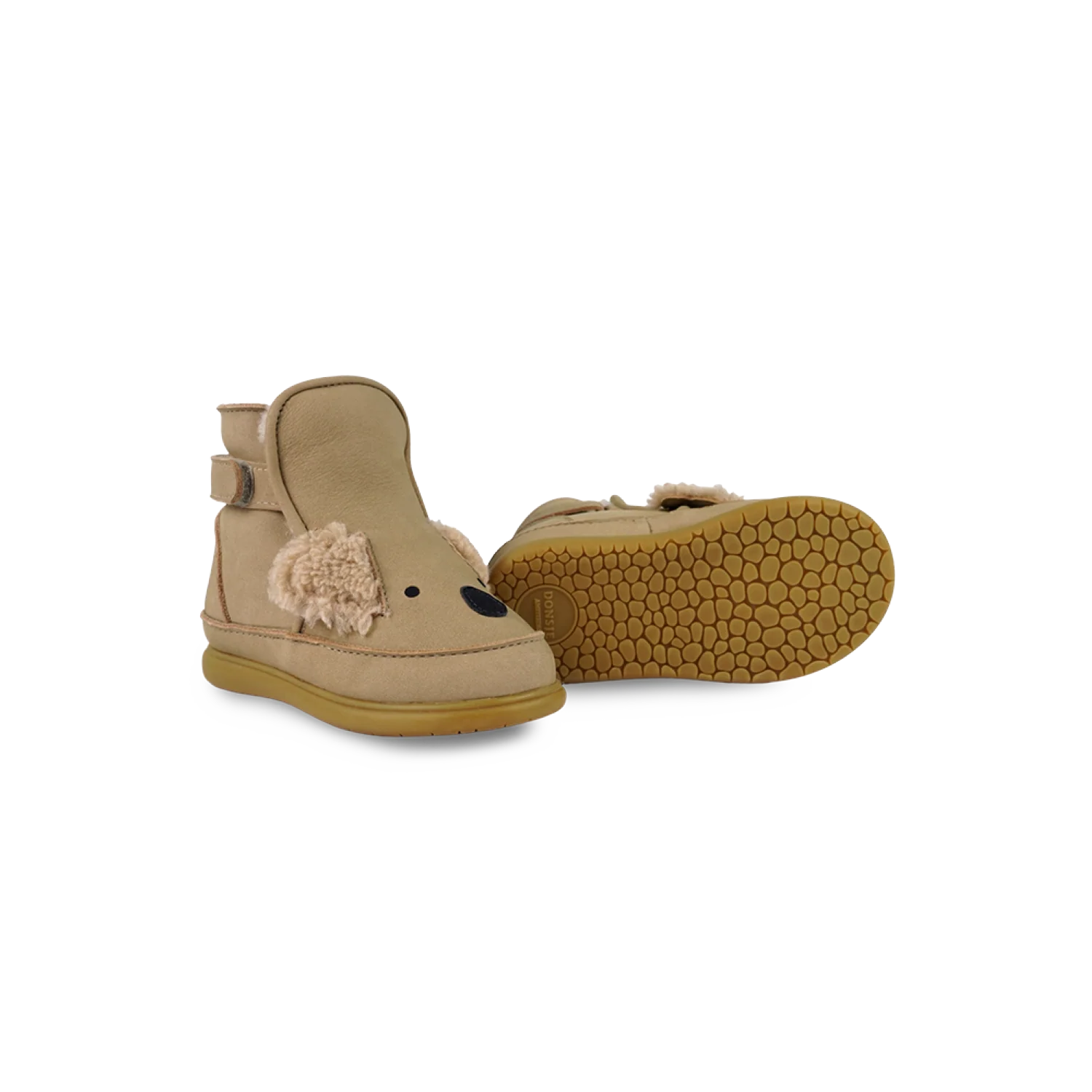 Dubu Exclusive Shoes | Fluffy Koala | Taupe Nubuck