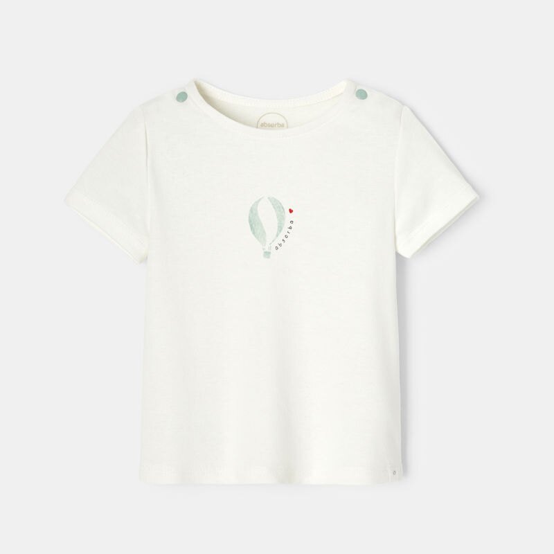 T-shirt jersey vert bébé mixte Vert