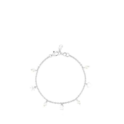 Pulseira Cool Joy em prata e pérolas
