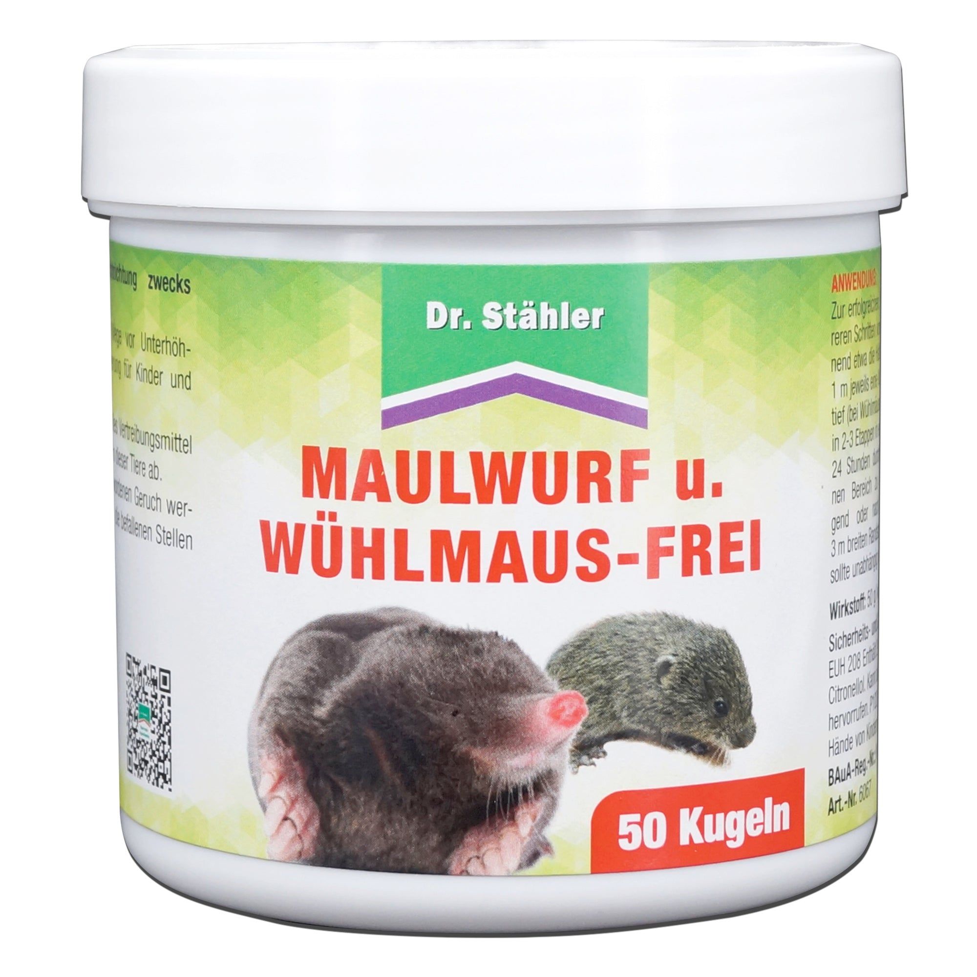 SILBERKRAFT Maulwurf- u. Wühlmausfrei