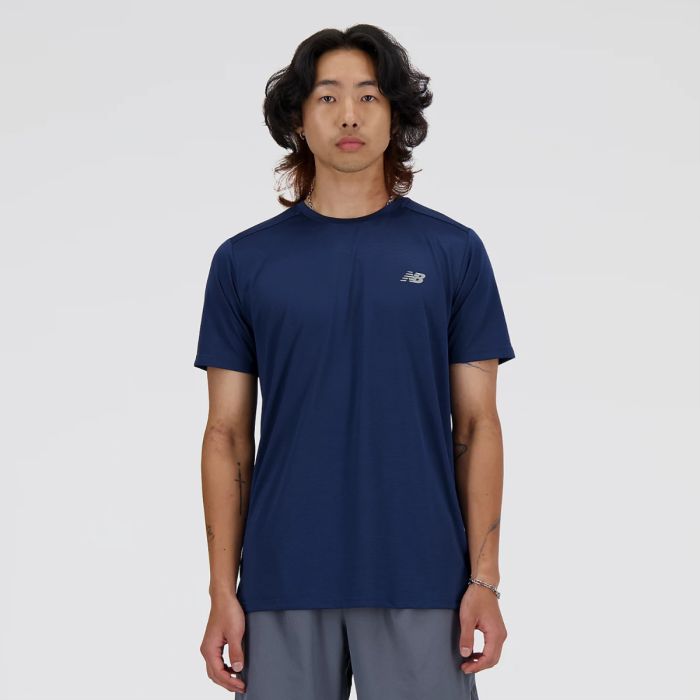 New Balance Herre Sport Essentials T-Shirt Blå