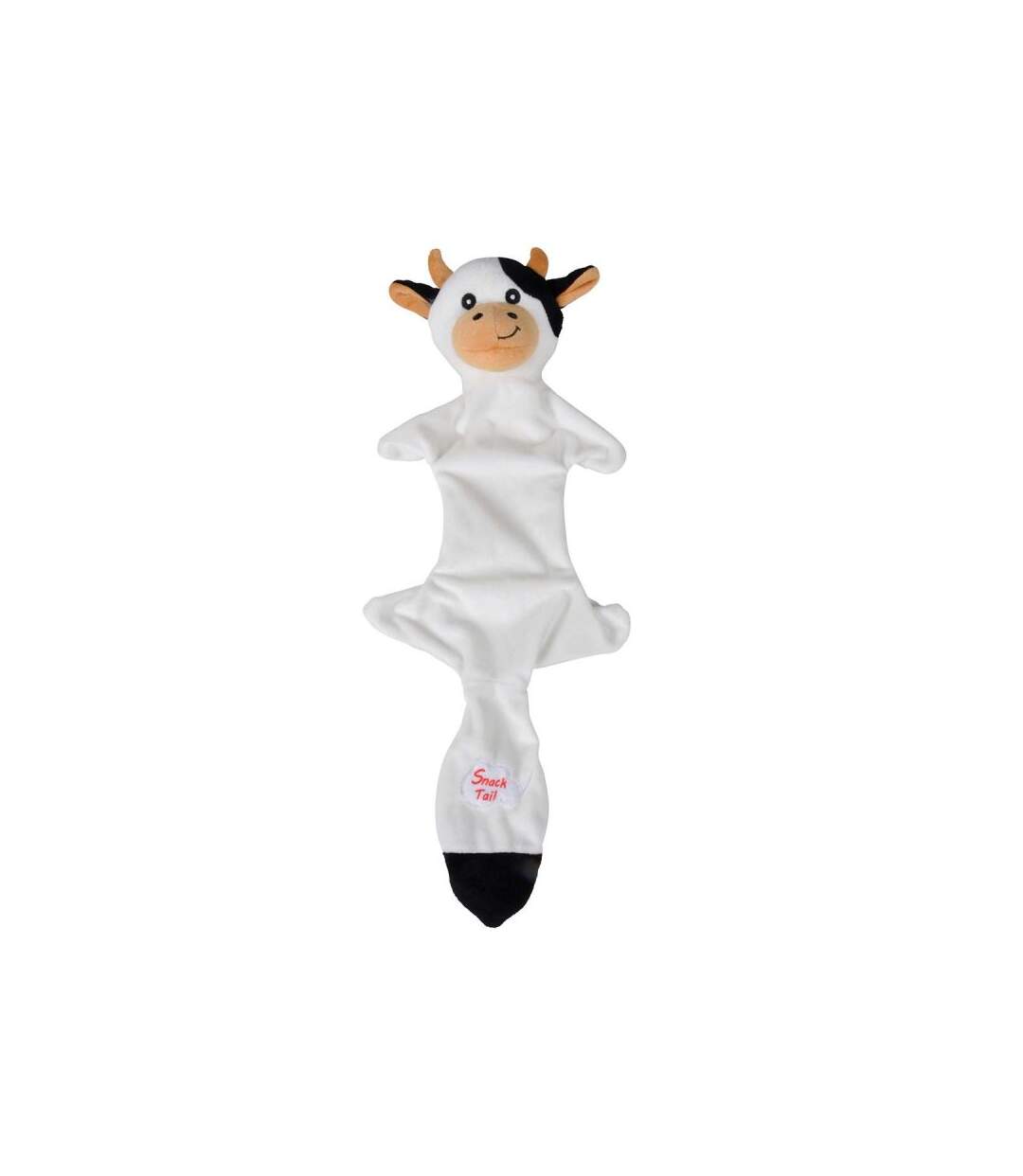 Paris Prix - Peluche Pour Chien vache 45cm Noir & Blanc