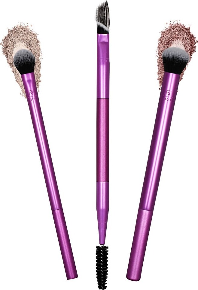 Real Techniques - Eye Shade + Blend Børstesæt - 3 Stk