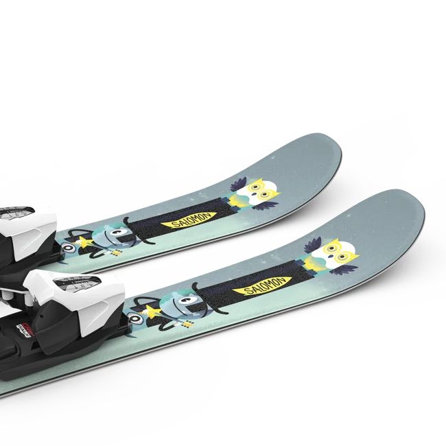 T1 XS (and C5)  Junior - Pack skis piste enfant Aquatic/SafetyYellow