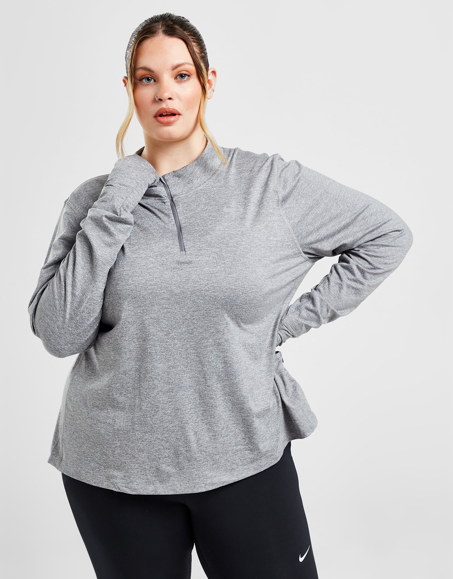 Nike Haut Zippé Grande Taille Element Femme