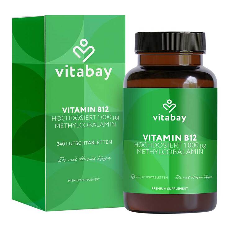 Methylcobalamin Vit.B12 Depot 1000 µg vegan Lut., 240 St