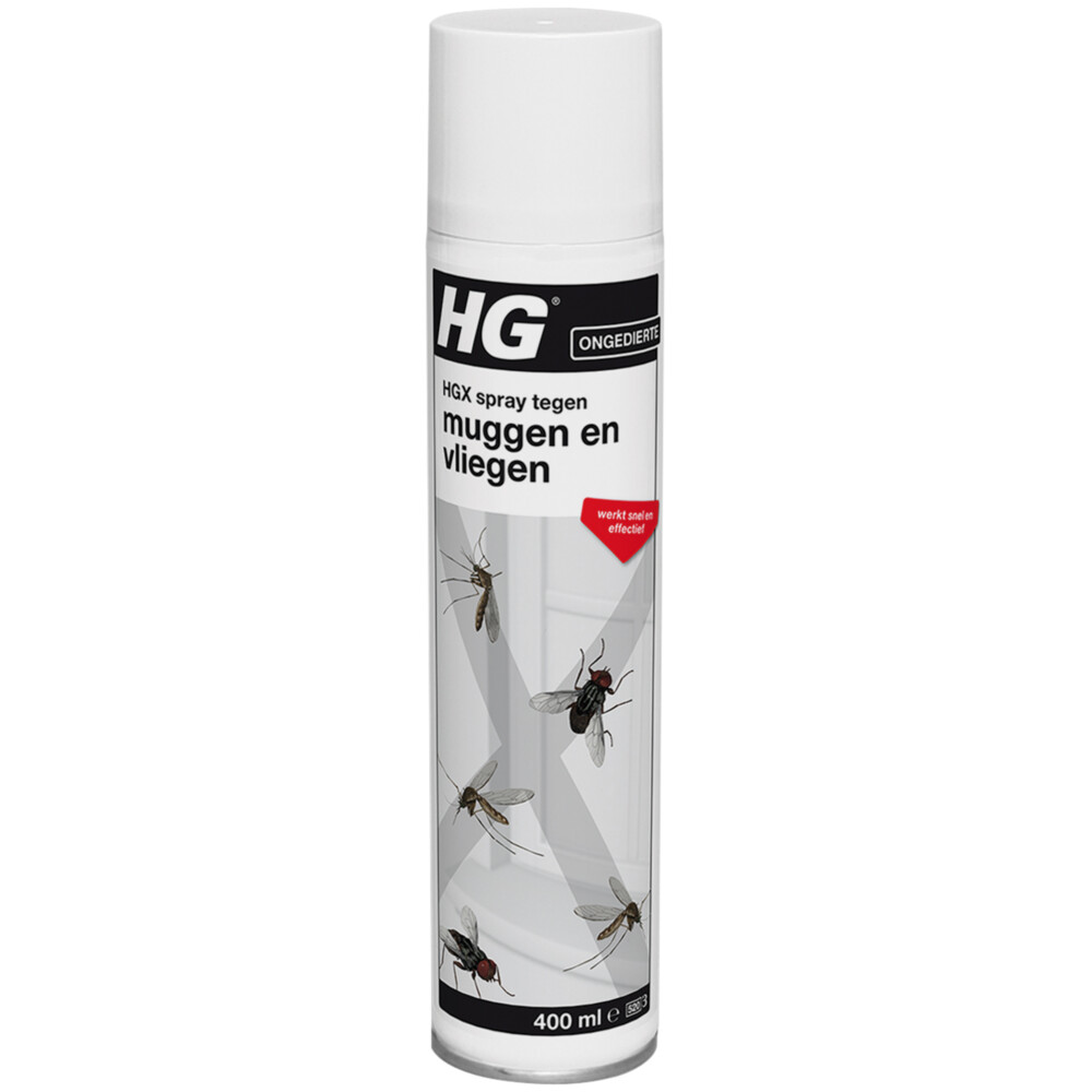 HG X Spray Tegen Muggen & Vliegen 400 ml