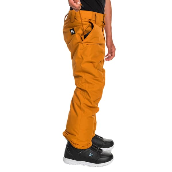 Pantalon de ski QUIKSILVER ESTATE YTH PT B SNPT BUCKTHORN BROWN