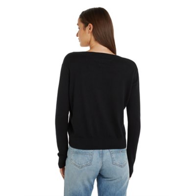 Sweatshirt femme Essential Vneck Ext TOMMY HILFIGER