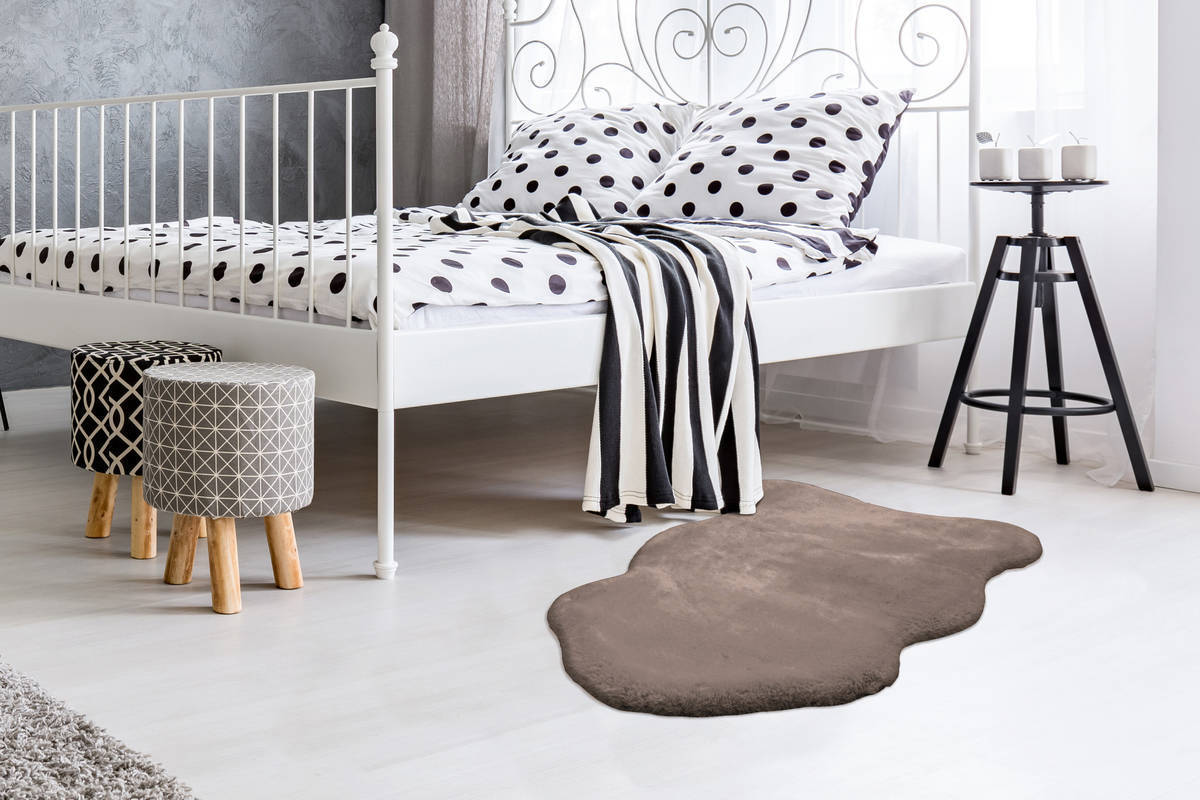 Teppich RABBIT LIGHT SHEEPSKIN 800 - taupe - 60x90 cm