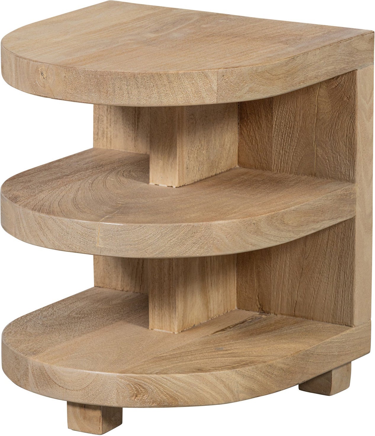 WOOOD bijzettafel Darren naturel 36 x 36 x 42 cm