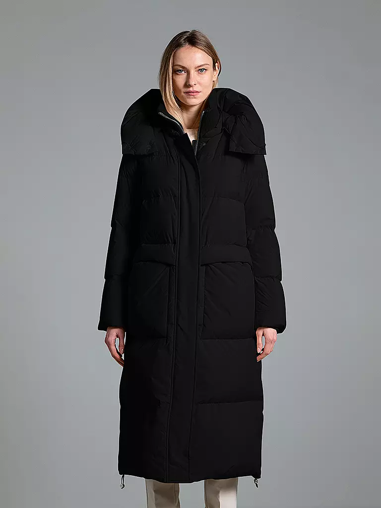 DUNO Daunenparka FULLY schwarz