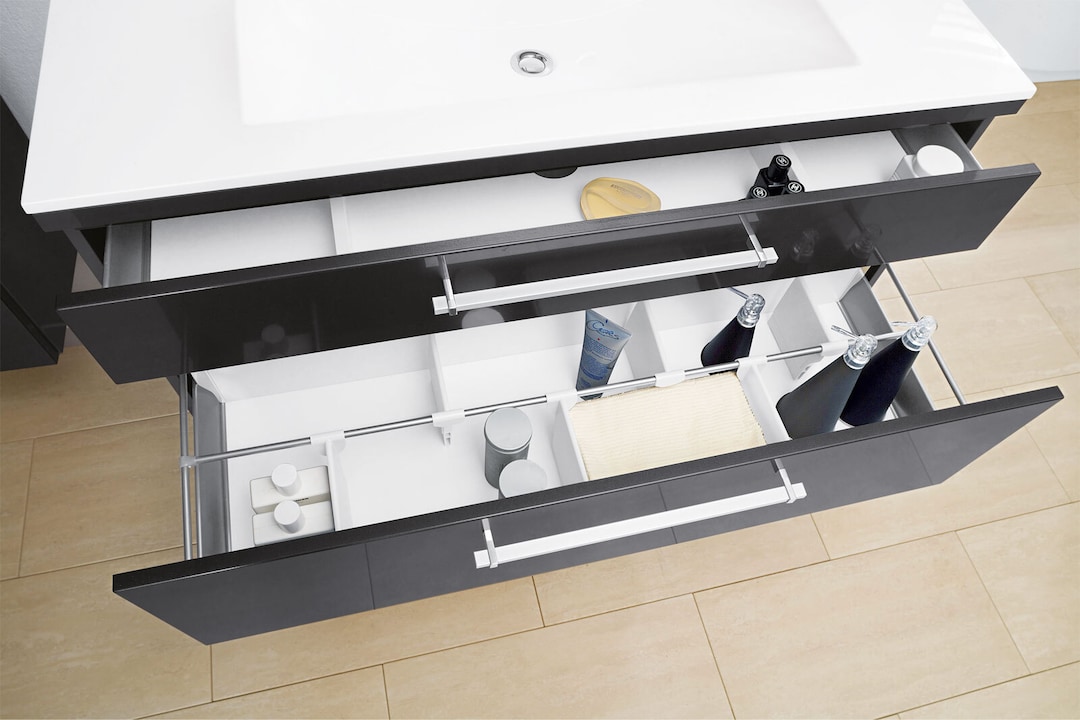 puris Waschtisch COOLLINE 90 x 52 x 47 cm Cosmos Grey